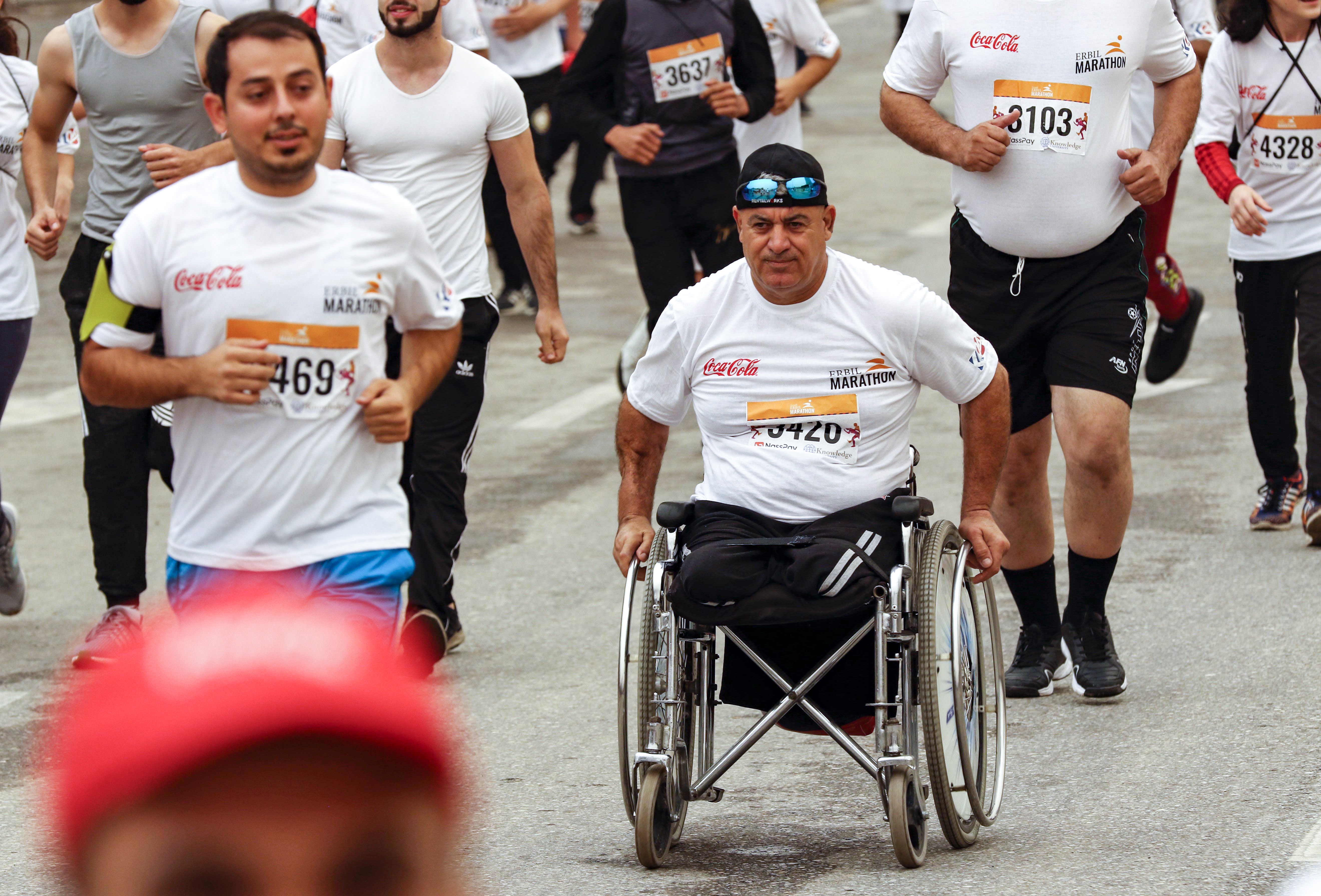 آلاف يشاركون في مارثون اربيل بـ